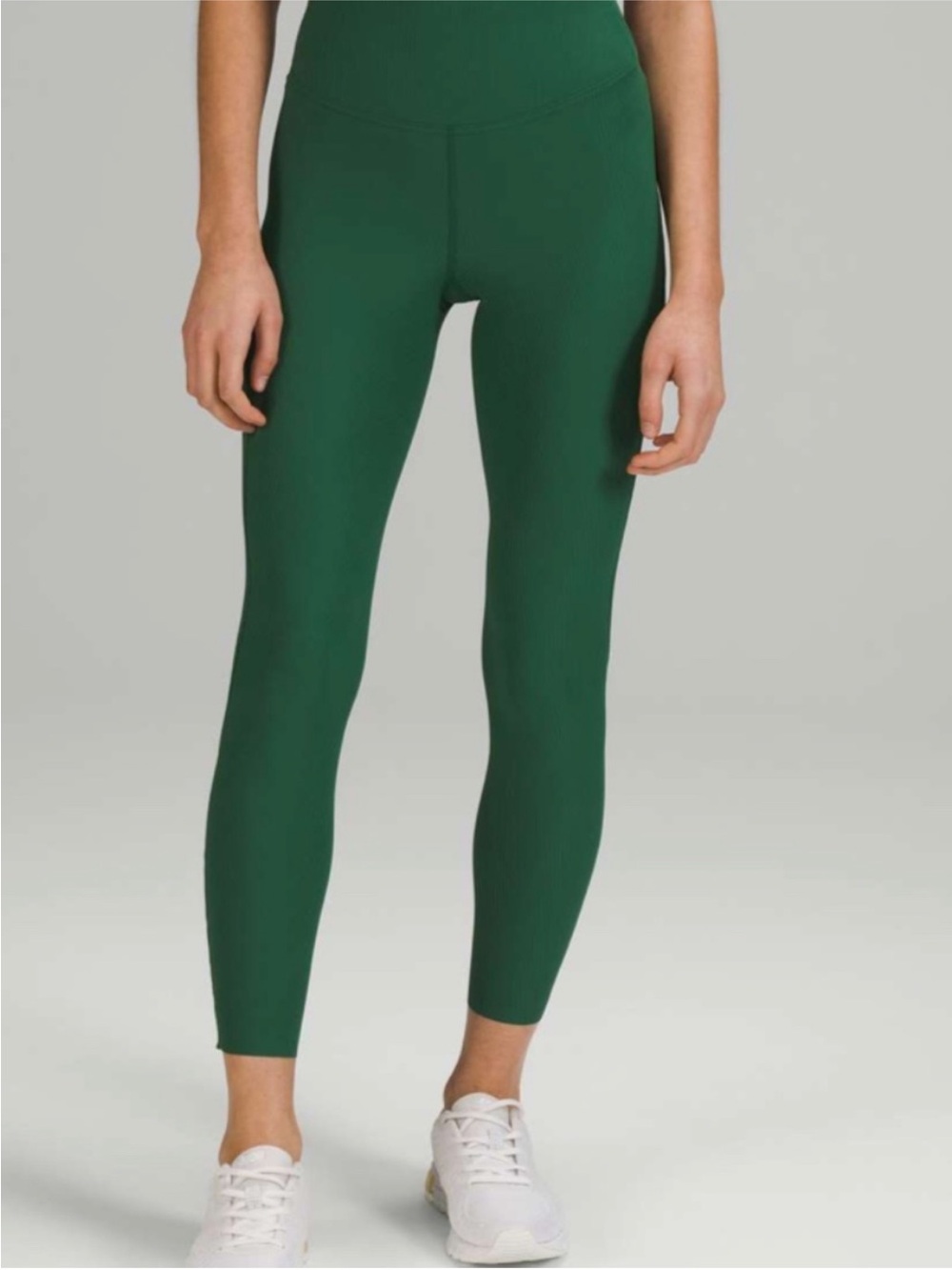 Lululemon Base Pace Tight 25" Ribbed Legging Green size 2